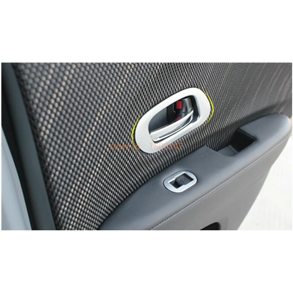 

High Quality car styling cover stick trim ABS chrome door inside inner handle bowl frame lamp 4pcs For Honda HR-V HRV Vezel 2015 2016 2017 2018