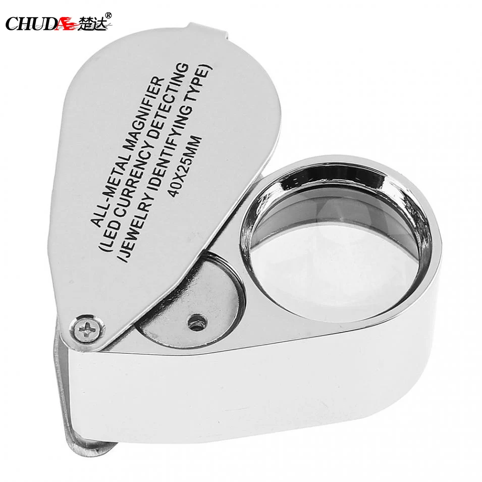 

CHUDA Professional 40X25mm All-metal Jewelry Magnifying Glass
