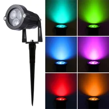 2 шт. Высокое качество энергосберегающие ip65 наружные водонепроницаемые 3 Вт светодиодные садовые лампы для газонов для шипа