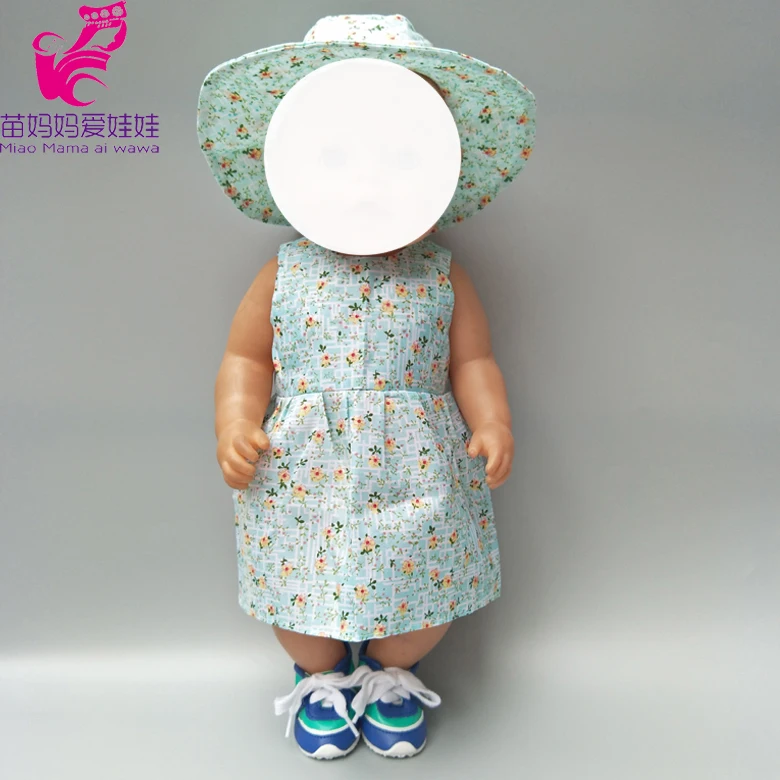 Кукла платье подходит для 43 см Bebe Born Кукла Reborn Детская одежда и 18 дюймов Кукла аксессуары подарок для девочки
