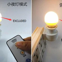 E27 круглые светодиодные лампы с пультом дистанционного управления 160-250 В, 40 Вт, 50/60 Гц