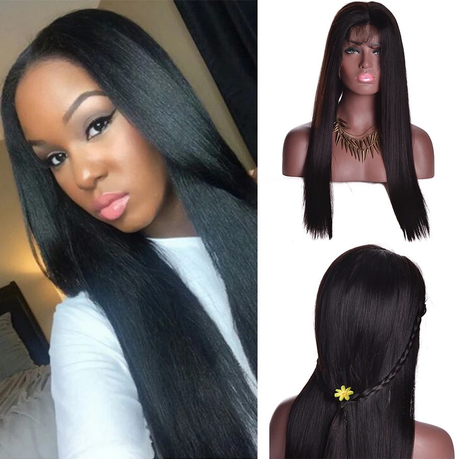 

Full Lace Brazilian Virgin Wigs Silky Straight Full Lace Wig Lace Front Human Hair Wigs Full Lace Human Hair Wigs With Baby Hair