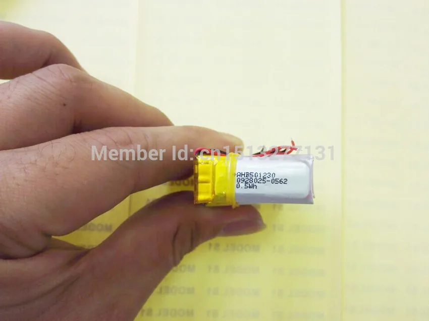()051230 501230 150 мАч BT150 Bluetooth гарнитура 3 7 В литий-полимерный аккумулятор | Электроника
