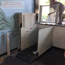 Крытый Открытый Электрический подъемник для инвалидных колясок домашний подъёмник