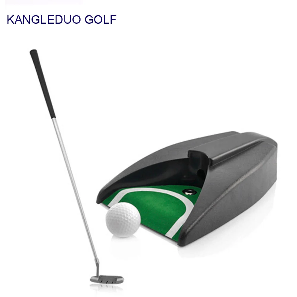 Office Golf Putting Promotion For Promotional Home Indoor Office Outdoor Golf Training Set Auto Putting Cup Ball Return System Zinc Alloy Putter Aids