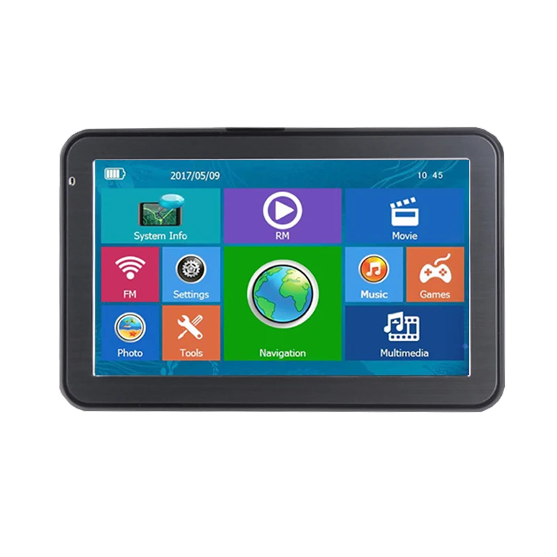 E ACE L05 7 дюймов HD Автомобильный gps навигатор FM 128M + 8GB 800MHZ SAT NAV Navitel карта России