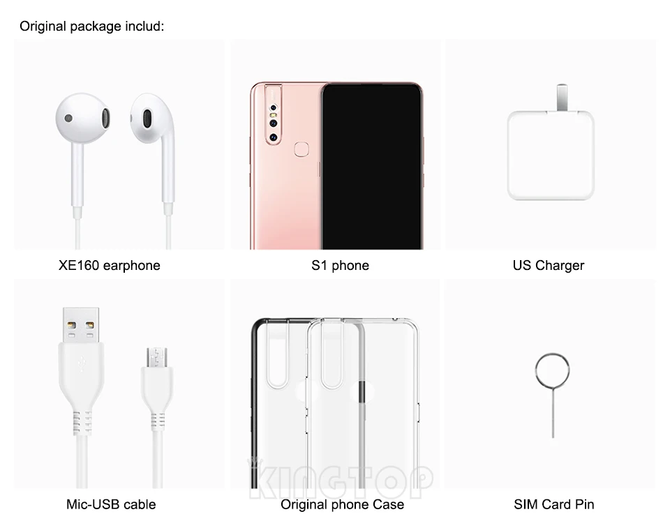 Best Original vivo S1 Pro Mobile Phone 6GB 256GB snapdragon 675 Octa Core 6.39" Front Camera 32MP 3 Rear Cameras 3700mAh  phone 6