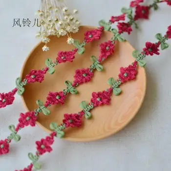 

Red braided rope lace accessories stage lace
