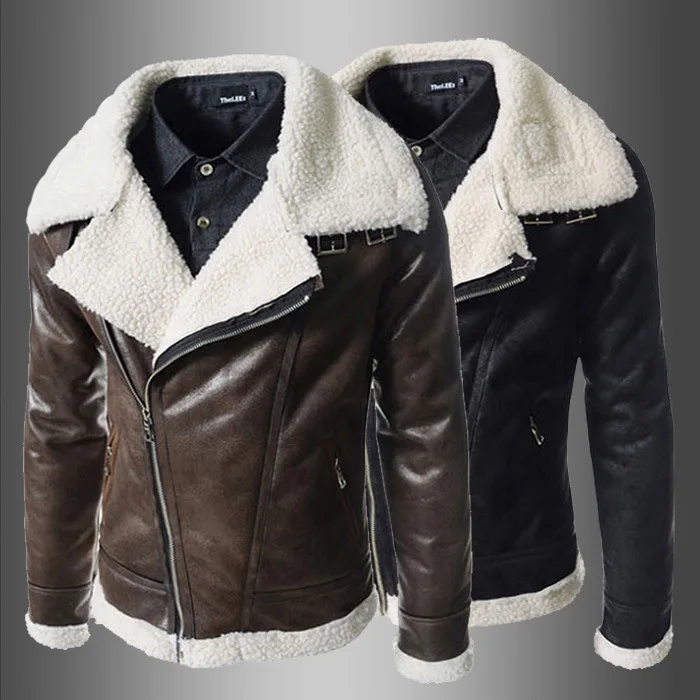 

The men cultivate one's morality is the spring and autumn period and the new suspension lambs wool leather coat