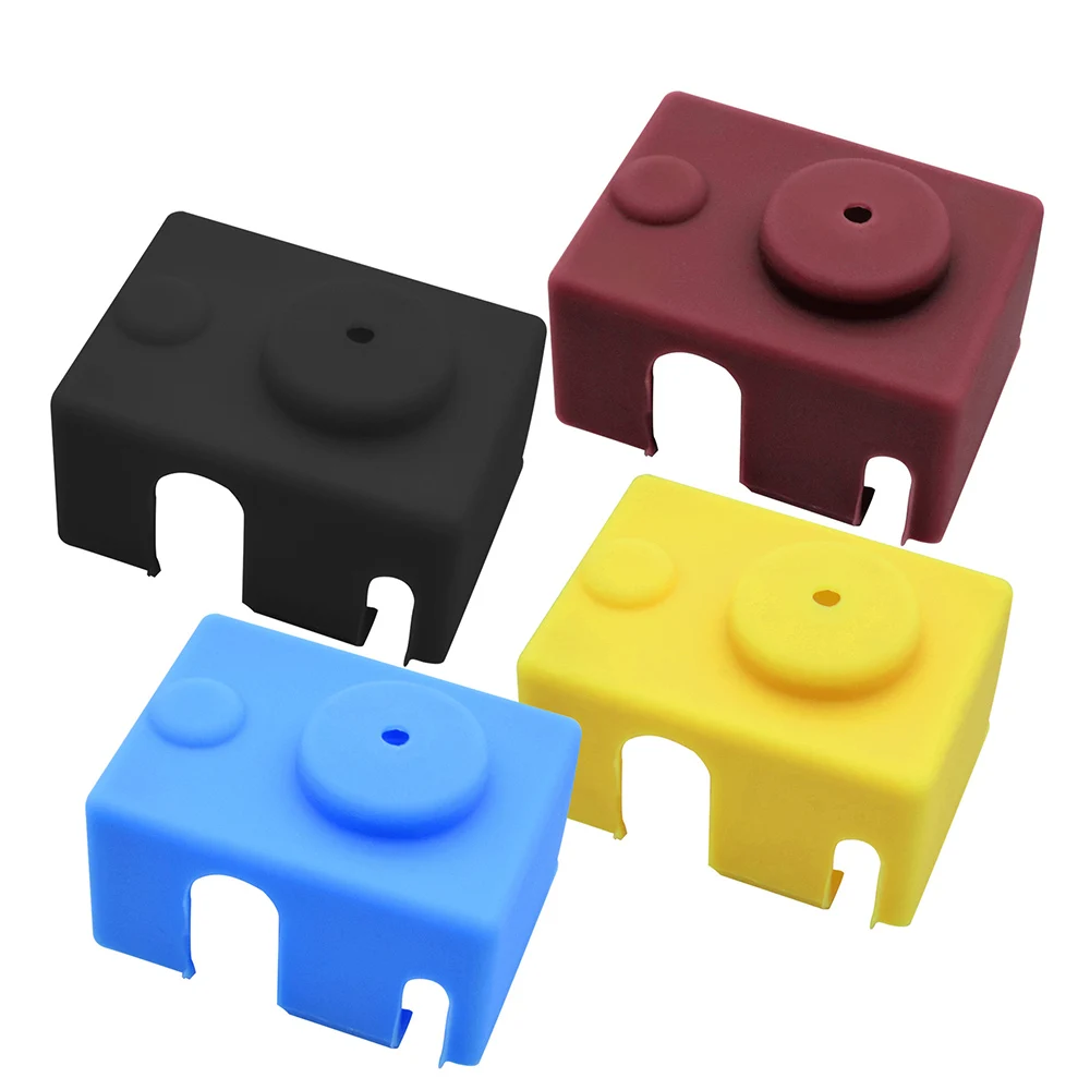 Silicone Sock for V6 Hot End Heater Block Insulation Cover Through Hole new. 