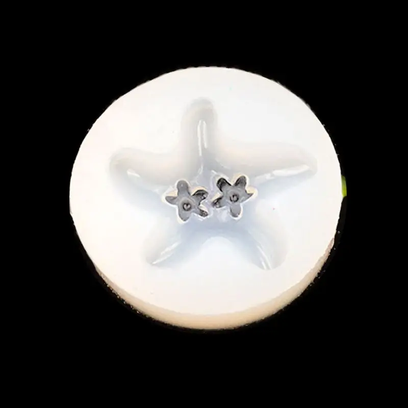DIY Carrot Flower Ice Cream Star Pendant Silicone Resin Mold Jewelry Making Tool - Цвет: 3