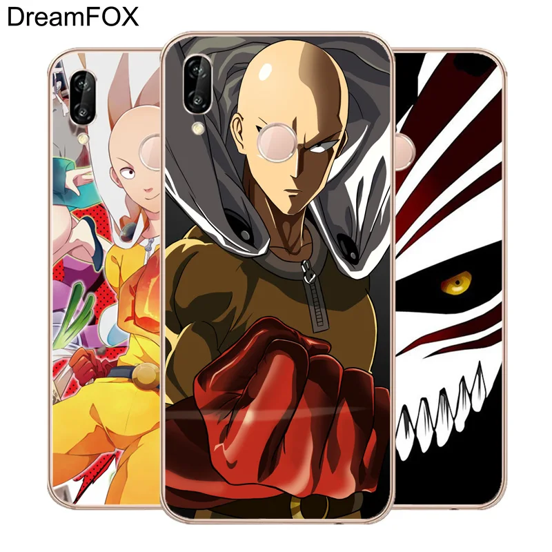 DREAMFOX M158 Аниме Bleach One Punch Man Мягкий ТПУ силиконовый чехол для huawei Honor 6A 6C 6X 7C 7X8 Lite Pro |