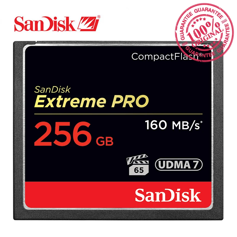 

SanDisk Memory Card CF Card Extreme Pro 256GB CompactFlash 1067X 160MB/s Read Speed For Rich 4K and Full HD Video SDCFXPS