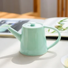190 мл короткая однотонная керамика фарфор ручной работы чайник для дома посуда для напитков офисный чай церемония пуэр Tieguanyin чайники подарки