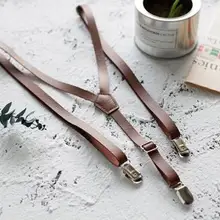 Британский ретро-стиль, маленькие ремешки, дикие тонкие трехзажимные ремни, y-образные подтяжки