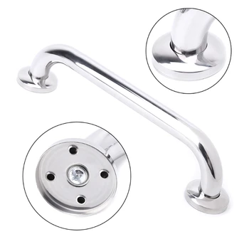 

30/40/50cm Stainless Steel Bathroom Tub Toilet Handrail Grab Bar Shower Safety Support Handle Towel Rack