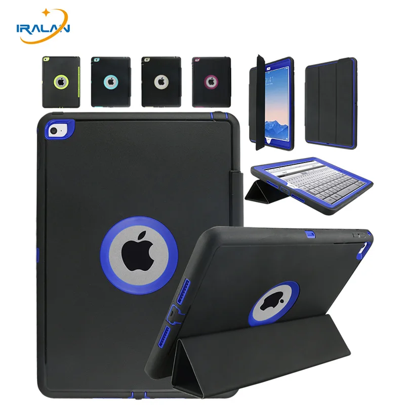 Luxury Business leather Smart Case For iPad Air 2 for iPad 6 Safe Armor