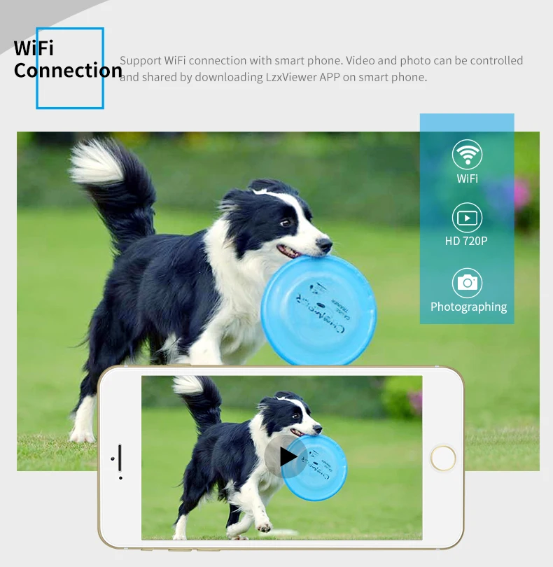 ORDRO EP5 Wi Fi 1080 P Запись видео фотографируется мини камера Bluetooth костной проводимости