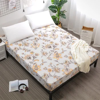 

Bohemian Style Floral Mattress Cover for Adults Bed Cover Dustproof Moisture Protection Mattress Quilt Cover for Baby