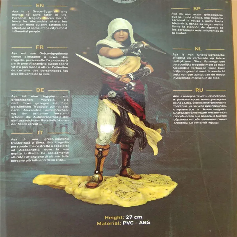 Игра вокруг Assassin's Creed Aya Origin модель статуя в коробке ручная Assassin &amp # Creed|Игровые
