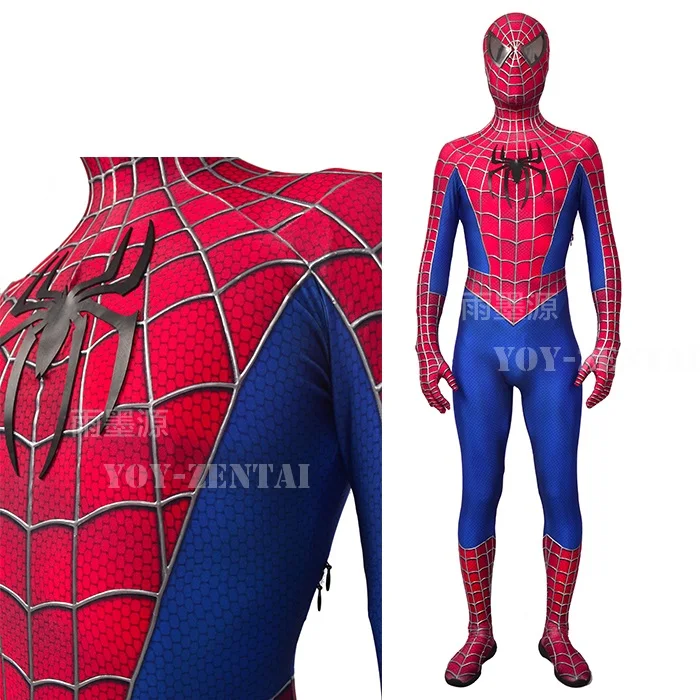 Spiderman Cosplay Tights Uniform Full Body Halloween COS Costume Adult Kids Suit