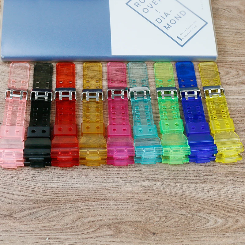 Men's Watch Accessories GA110 Series Strap for GSHOCK Resin Transparent Strap GD 120 GA 100 GA 110 GA 100C Waterproof Strap Men's Watch Accessories GA110 Series Strap for GSHOCK Resin Transparent Strap GD 120 GA 100 GA 110 GA 100C Waterproof Strap