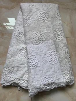 

Peach Embroidery African tulle lace fabric 2019 3d flower mesh lace fabric high quality french laces for party 5 yards