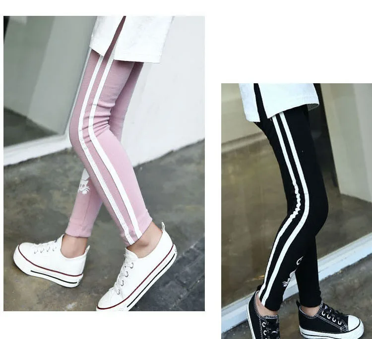 cat character kids skinny full length black pink pencil girls leggings girl pants school 2018 spring autumn children trousers (9).jpg