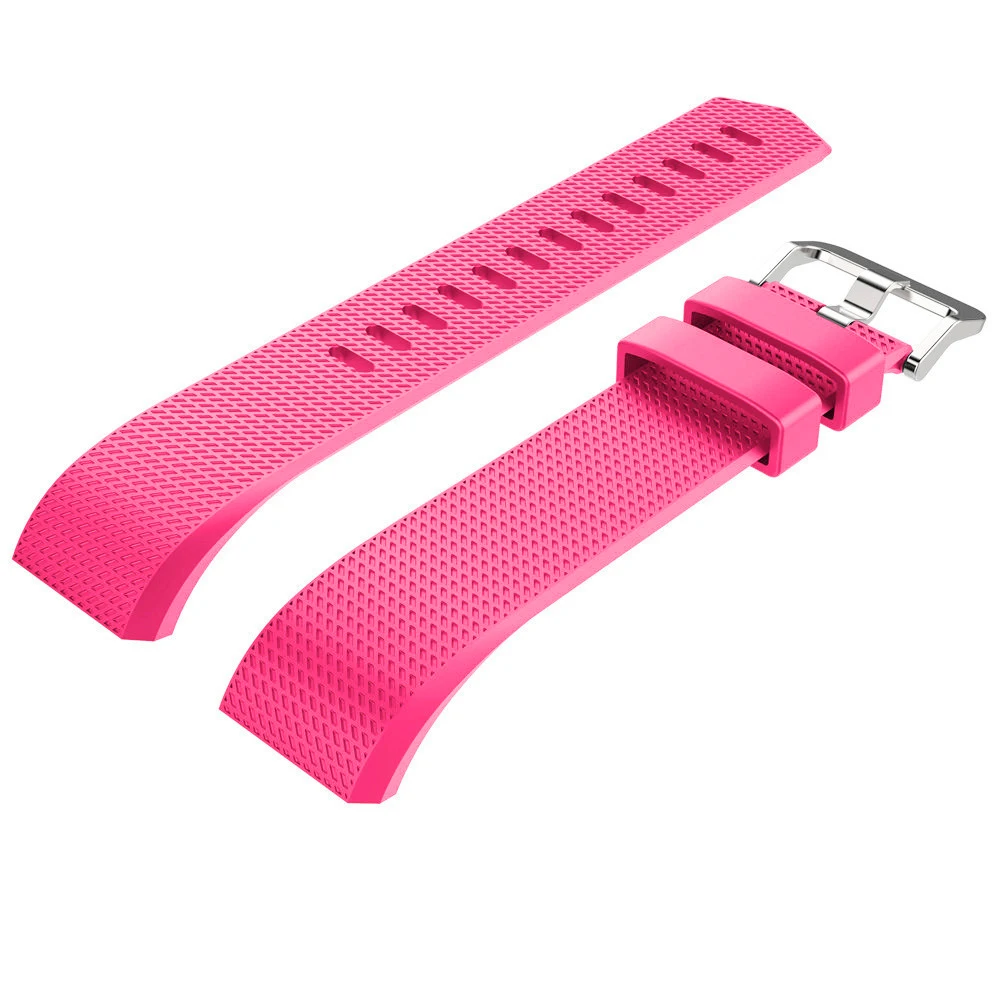 Сменный силиконовый ремешок для часов, браслет для Fitbit Charge 2, спортивные Смарт-часы, черный, белый ремешок для часов, ремешок для Fitbit 2