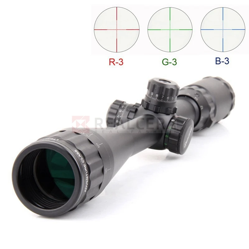 

New 4-16X40 AOE Tactical Green Red Dot Riflescope Optical Rifle Scope for Shotgun air rifle Hunting