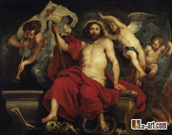 

Canvas Prints (Christ Triumphant Over Sin and Death) canvas printed art classic oil painting for room Religion-178