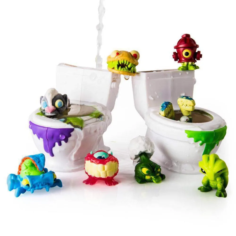 

Flush Force Toilet and Flush Figure Series 1 Force Monster Soft Figures Collection Toys