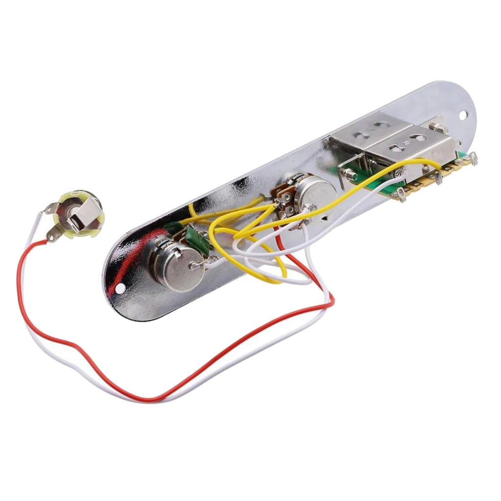 

Guitar Prewired Wiring Harness Plate Wired Loaded Control Plate Harness 3 Way Switch for TL Tele Telecaster Electric Guitar