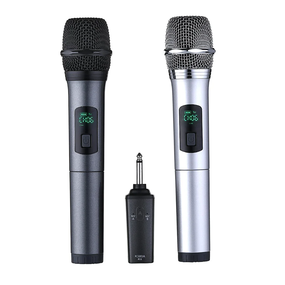 

2 Pcs UHF Wireless Microphone for Audio Computer Karaoke Live Broadcasting SGA998