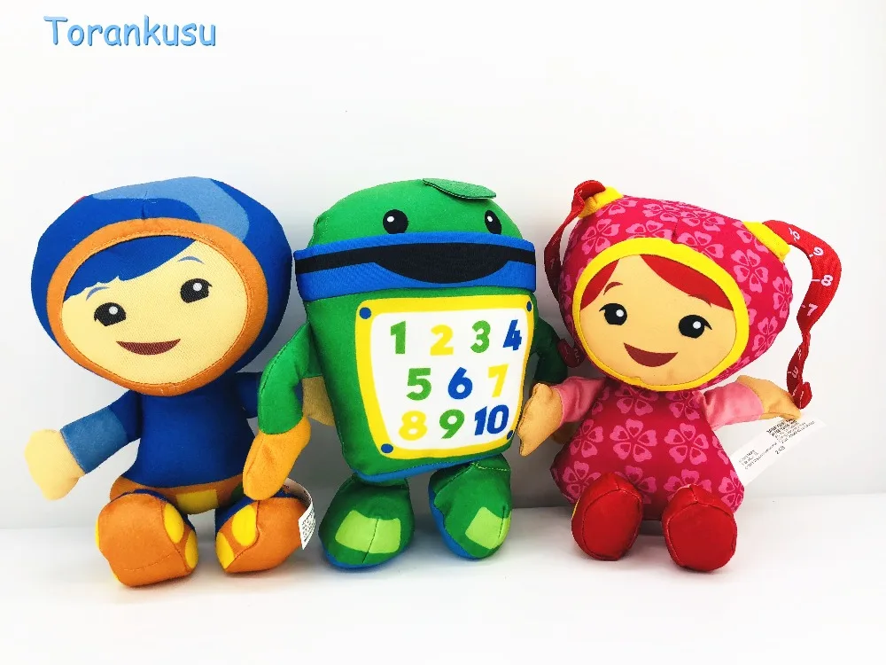 Команда Umizoomi Счетный город маленький брат и сестра бот Милли Гео плюшевые куклы игрушки для детей Рождественский подарок 20 см