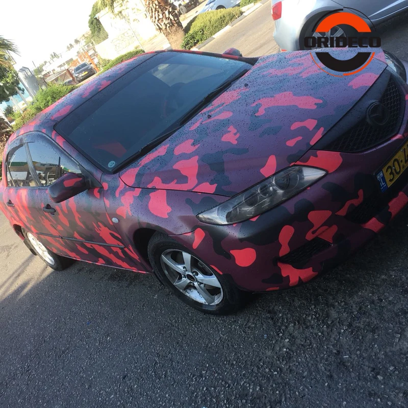 red black white camo vinyl wraps 1