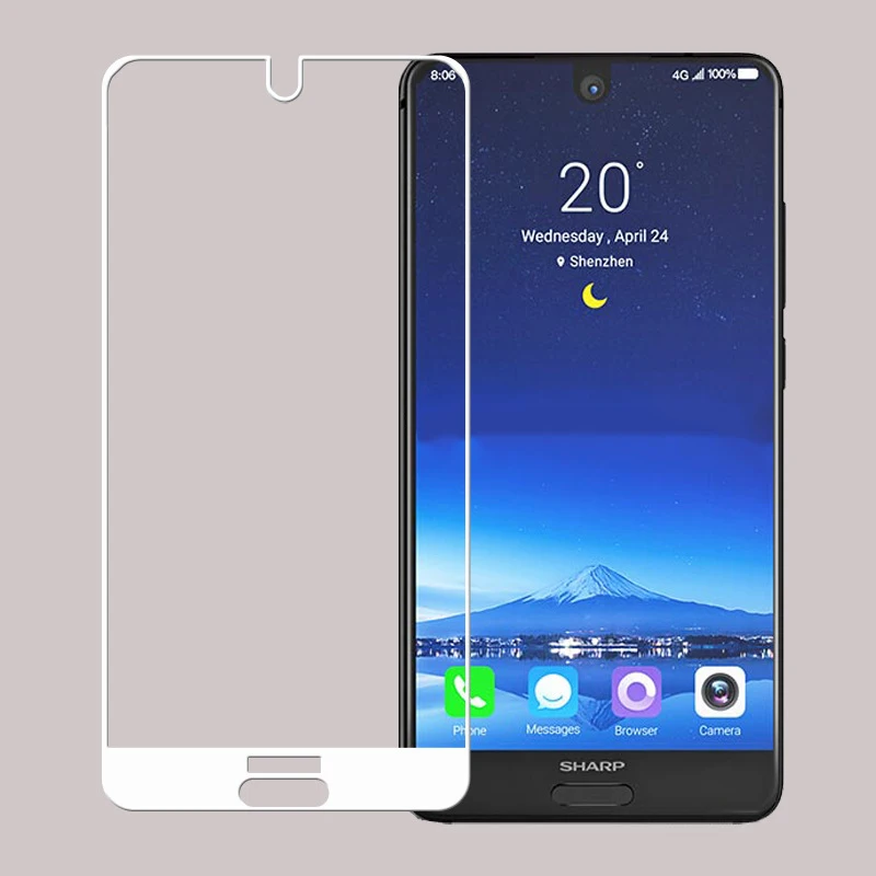 2 шт для Sharp Aquos S2 S3 закаленное стекло полное покрытие протектор экрана мобильный
