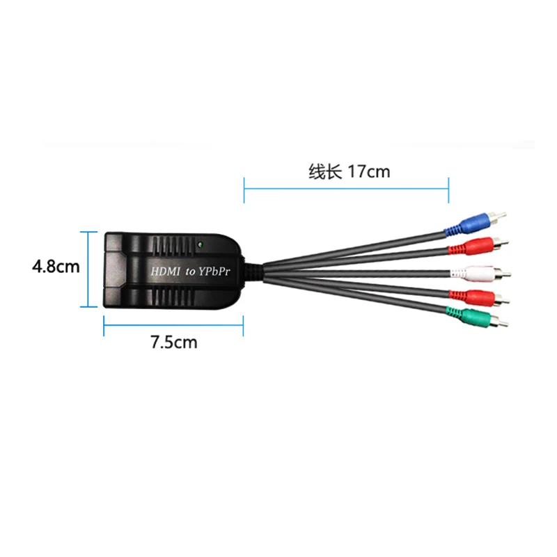 Hdmi видео сигнал к Ypbpr преобразователь сигнала, вход hdmi, выход Ypbpr и аудио для ТВ коробки, vhs, vcr, dvd