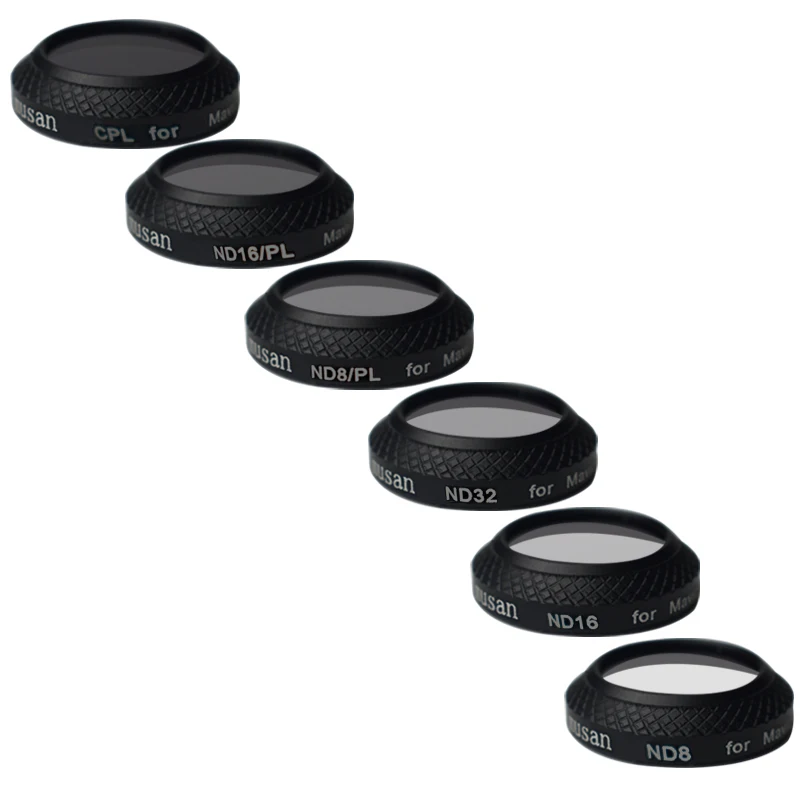 

6 Pieces CPL+ND8+ND16+ND32+ND8/PL+ND16/PL Filter Kit for DJI Mavic Pro Drone Quadcopter Mavic Pro Accessories with carrying box
