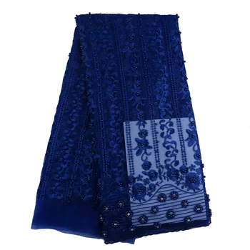 

African Lace Fabric 2018 Embroidered Nigerian Laces Fabric Bridal High Quality French Tulle Lace Fabric For Women HJ286-1