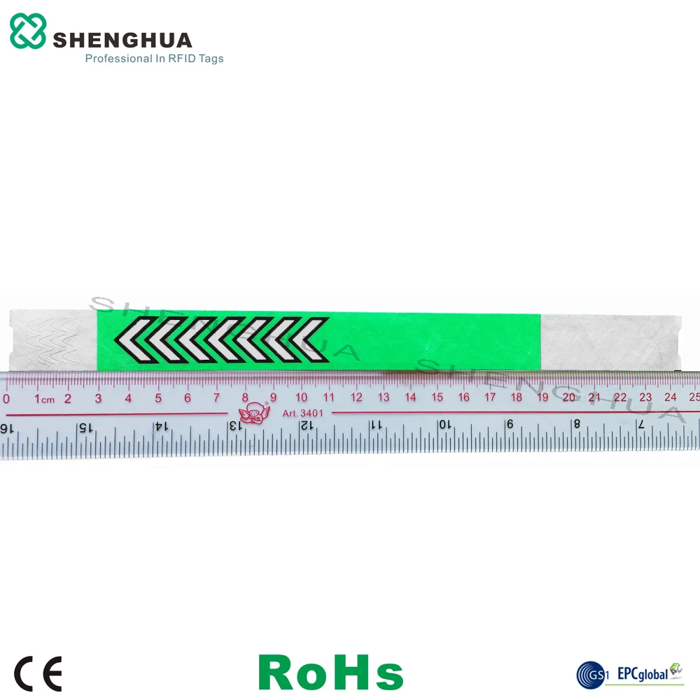 200 шт./кор. Пассивная RFID метка одноразовые простые медицинский RFID браслет из тивека бирка с умная метка для контроля доступа по отпечаткам совершенную сист