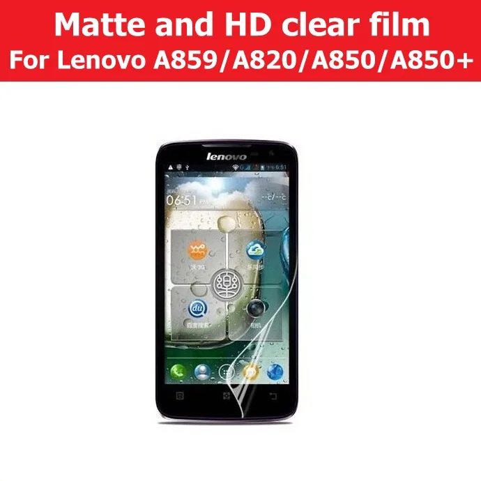 HD прозрачная глянцевая пленка для Lenovo A820 A859 A850 + plus матовая Антибликовая Защитная