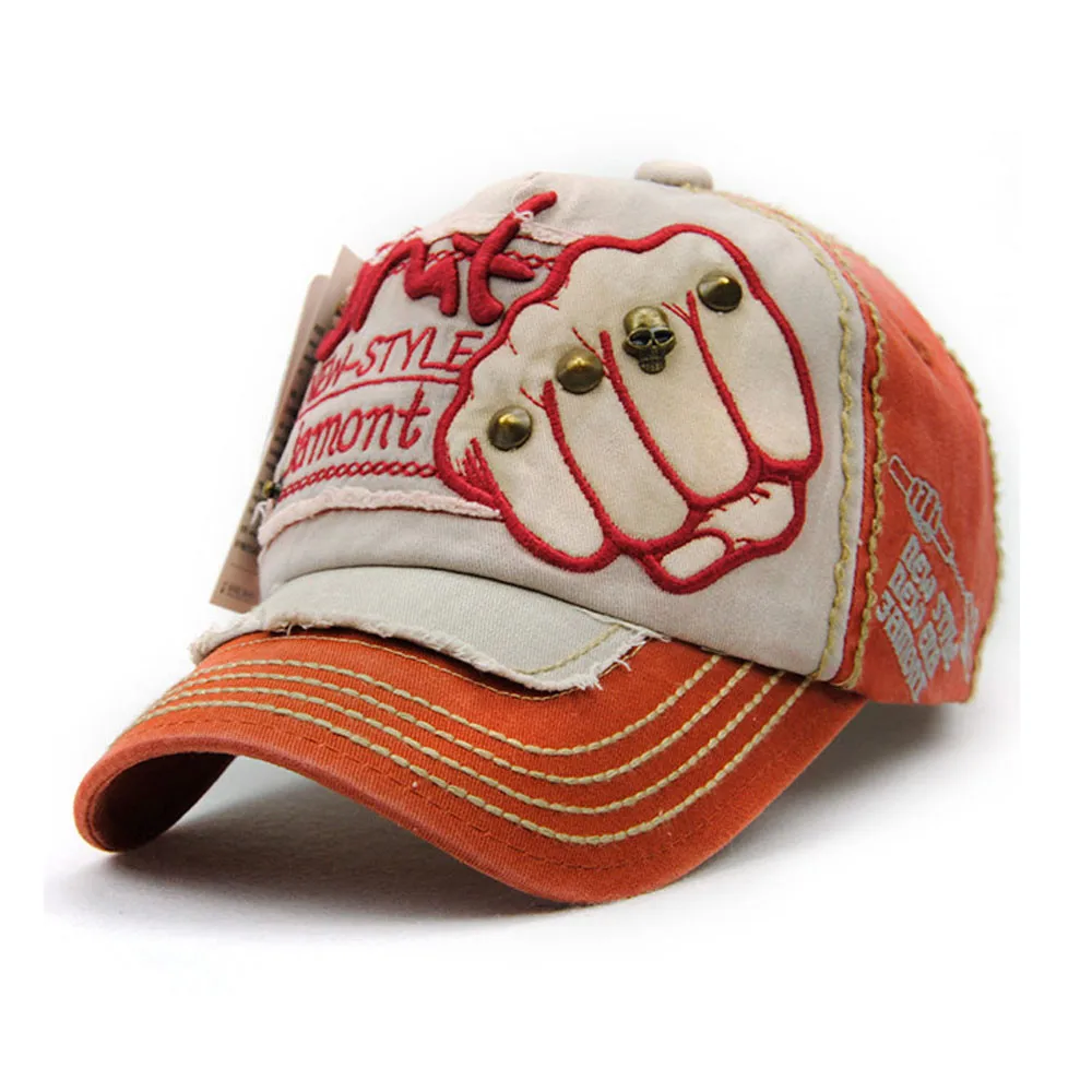 

New Baseball Cap women men cotton Adjustable Embroidered letter New Style Summer Rivet Casual Hat Hip Hop hats gorra hombre