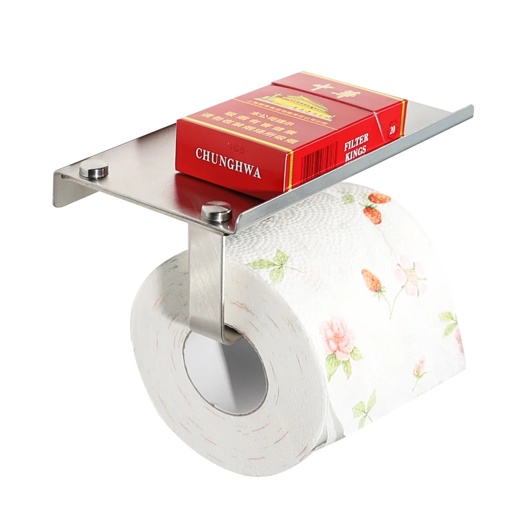 Multi-purpose toilet paper roll holder bathroom stainless steel paper holder toilet paper holder toilet paper rack toilet roll holder