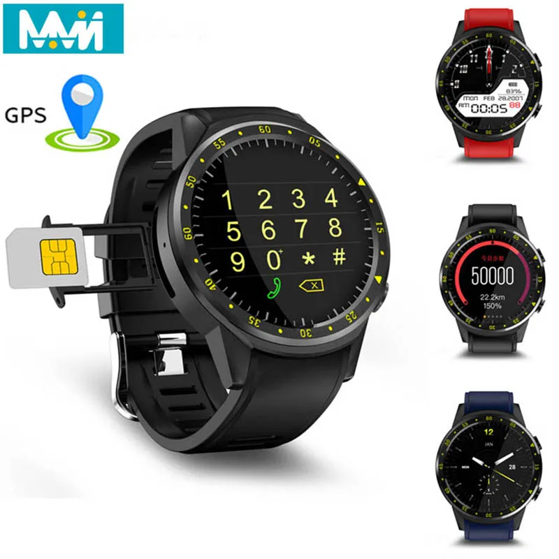 Спортивные gps F1 смарт-часы для мужчин с камерой поддержка Шагомер Bluetooth 4,0 Смарт-часы sim-карты наручные часы для IOS Android телефон
