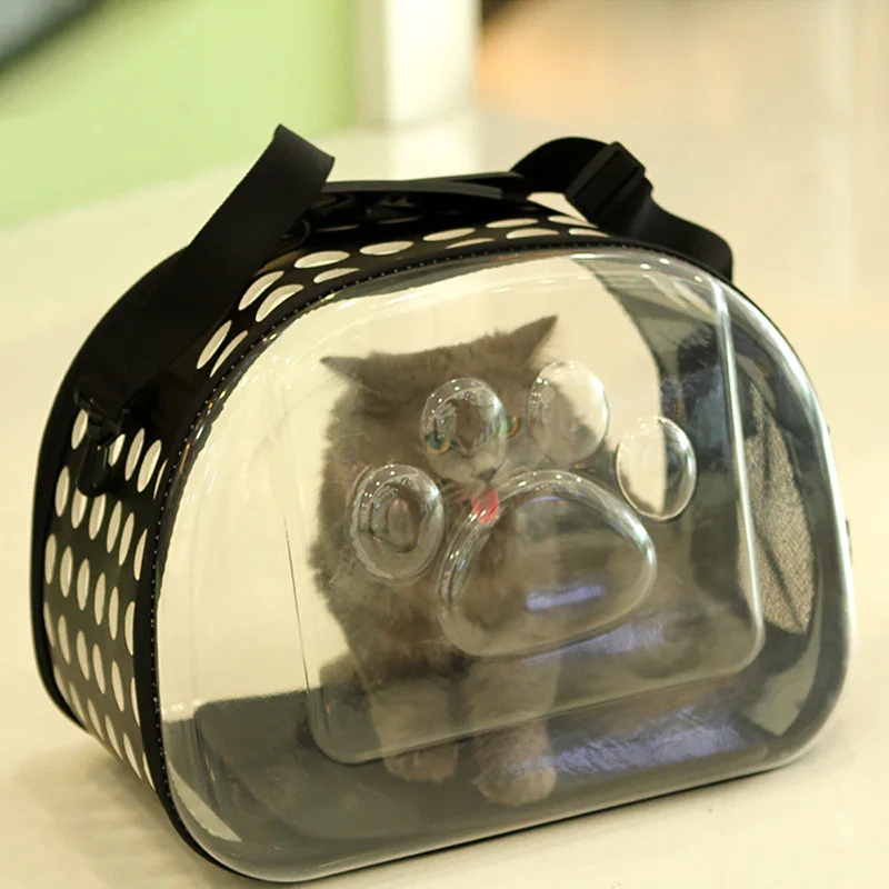 Multi function Pet держатель для переноски кошка собака Прочный ПВХ Дышащий Путешествия
