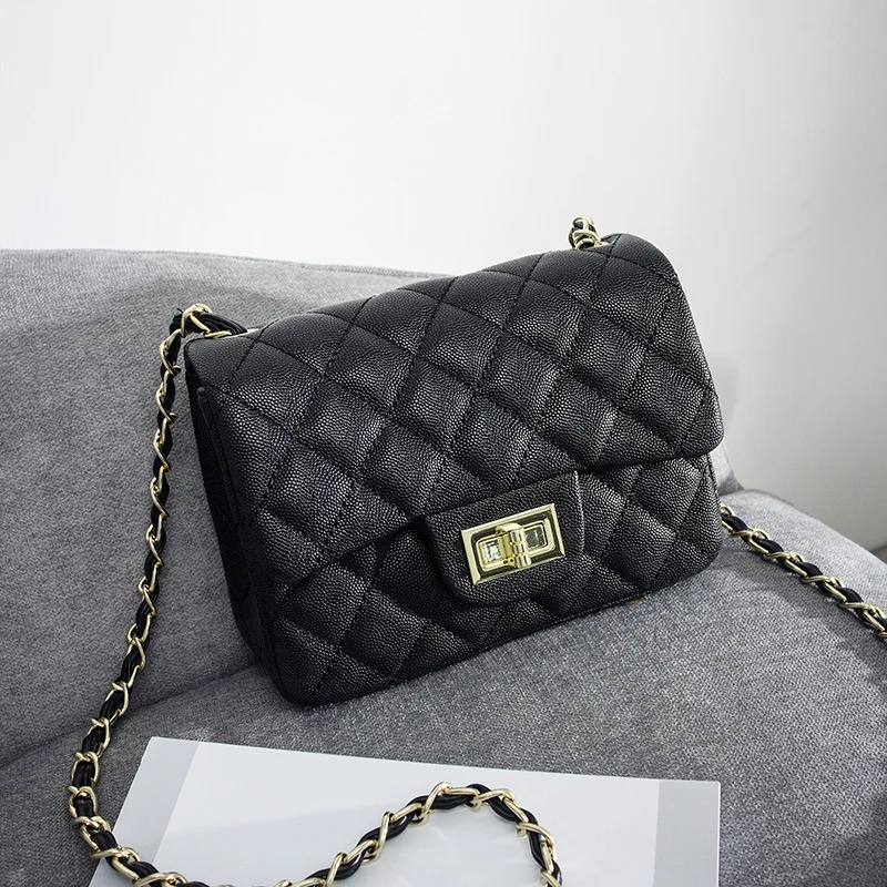 

Fashion Golden Chain Small Women Messenger Bags Female Leather Designer Luxury Handbags High Quality Channels Casual Bag Bolsas