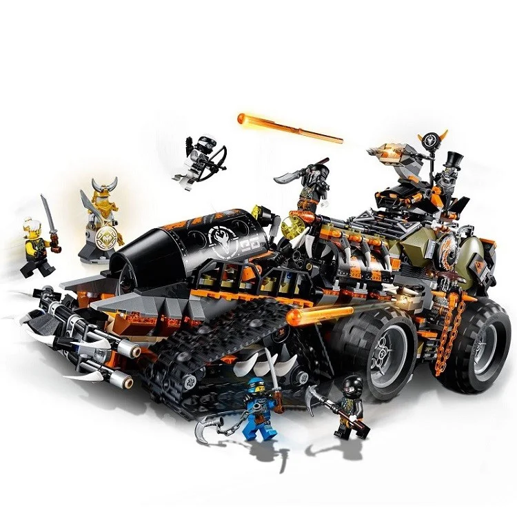 

Bela 10939 Ninja Dieselnaut Skullbreaker Jay/Zan Model Building Block Bricks Toys Compatible Legoings Ninjagoed 70654