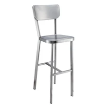 Модный американский стиль стульчик для кормления из нержавеющей стали кофейный барный стул