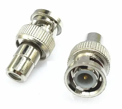 

5pcs/lot RCA male to BNC male plug Cable Connector Adapter for CCTV Camera